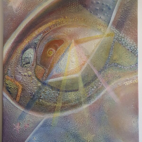 Tere ♾. 
Título: Título: IXOYE (Ichthys) "pez". 65x80