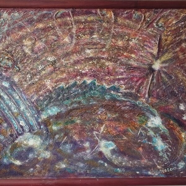 Tere ♾. 
Título: "Soñando"
Óleo sobre Tablex. 30x45