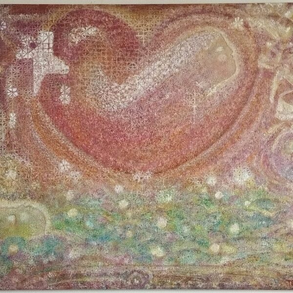 Tere ♾. 
Título: "Luz que no cesa"
Óleo sobre Lienzo
55x65