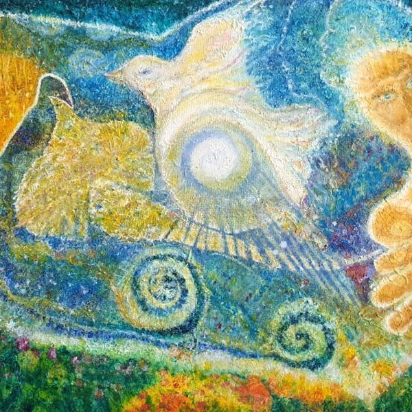 Tere ♾. 
Título: "Transfiguración"
Óleo sobre Lienzo. 50x70